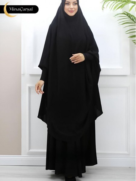 Medine İpeği Afgan İkili Takım Etek Kloş