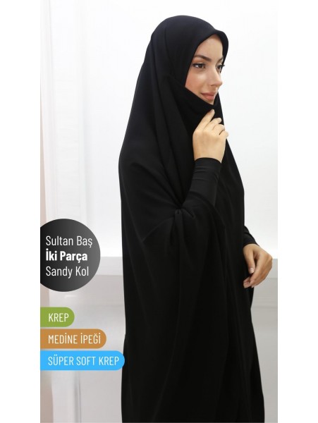 Soft Krep Sultan Ayrı İki Parça Takım Kol Sendi Manşet 