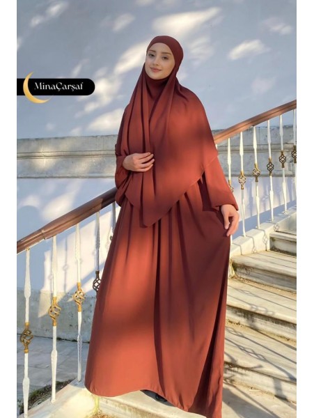 İpek Kumaş Üçlü Takım Elbise Arkası 2 Kat Sufle Seyyar Peçe Takım