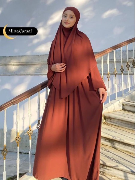 İpek Kumaş Üçlü Takım Elbise Arkası 2 Kat Sufle Seyyar Peçe Takım